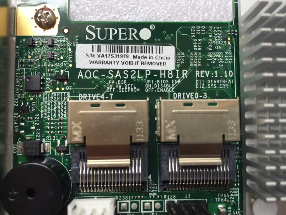 AOC-SAS2LP-H8IR Supermicro AOC-SAS2LP-H8IR RAID