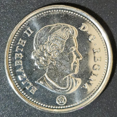 2016 Canada 50 Cents Coin Mint State BU #AB014