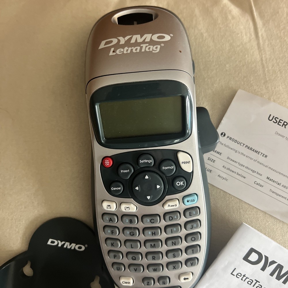 Dymo LetraTag 100H Handheld Label Maker *Clear & Backspace Button Defective*