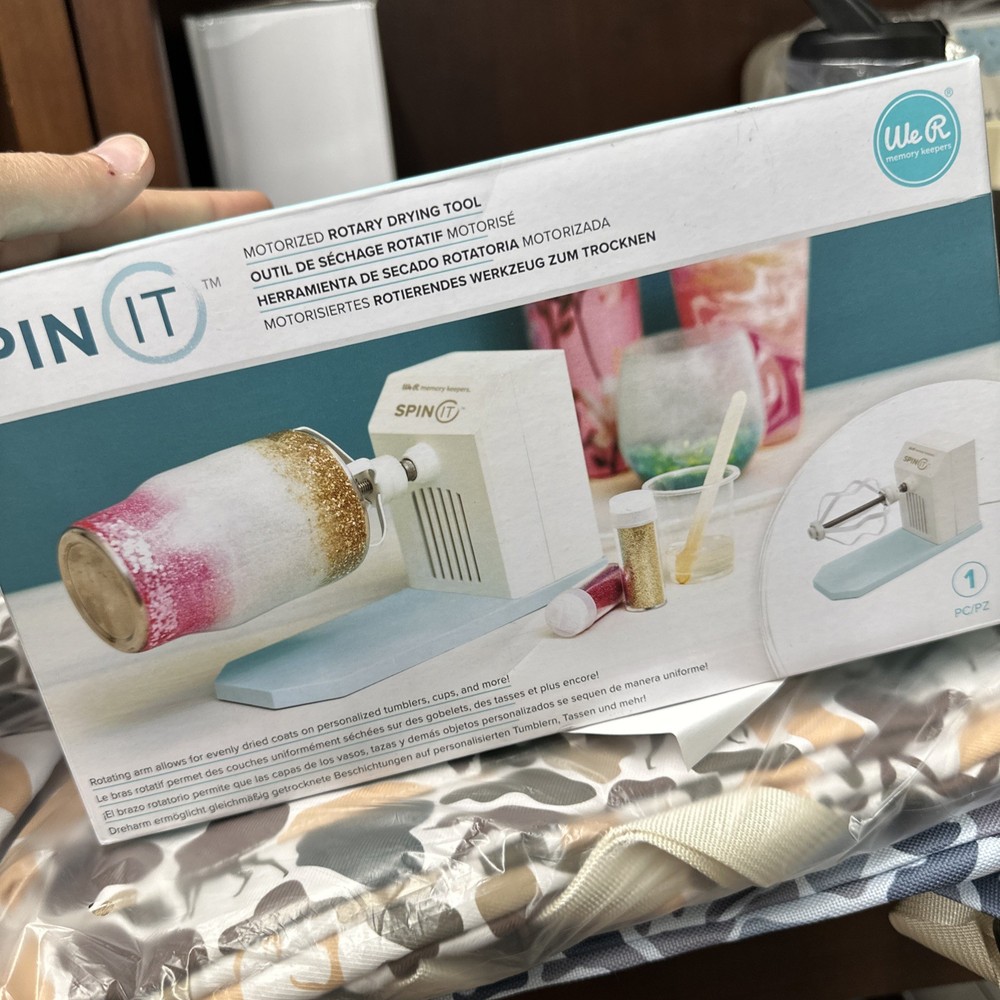 We R Memory Keepers Spin It Motorized Rotary Drying Tool 660499