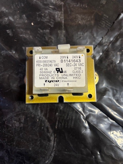 Goodman Air Handler Transformer 24V HVAC Control Voltage from system upgrade