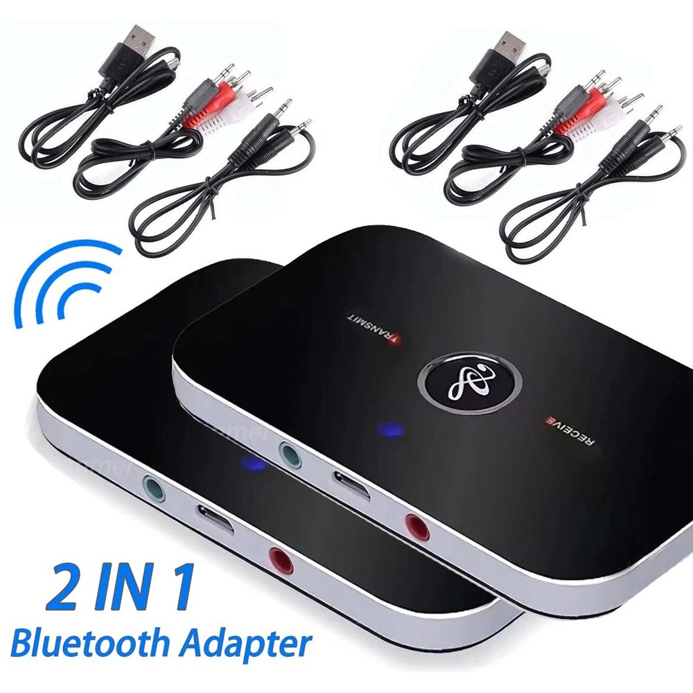 Bluetooth Transmitter & Receiver Wireless Adapter For Home stereos/speakers Lot