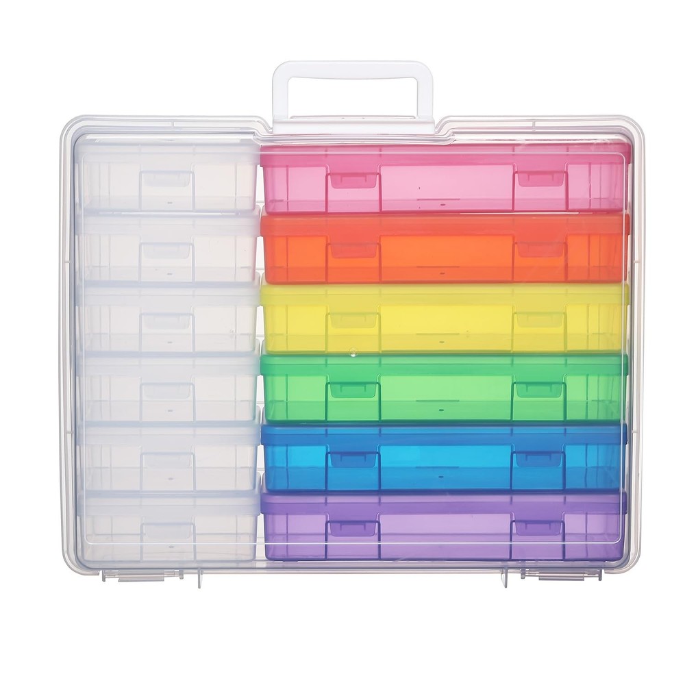 Plastic Storage Boxes & Organizers - Modern Arts & Crafts Storage with Lids -...