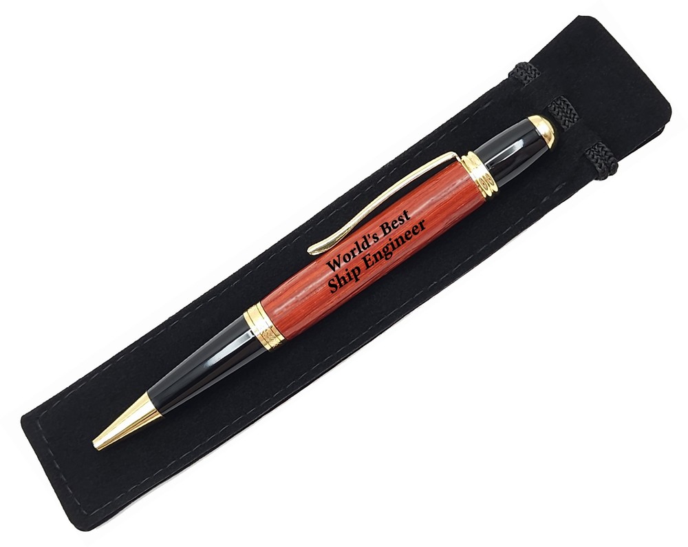 Gift For Ship Engineer World's Best Ship Engineer Present Engraved Pen