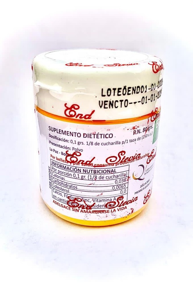 Ecologica_Natu_ Diet Stevia From Bolivia. 80grs.