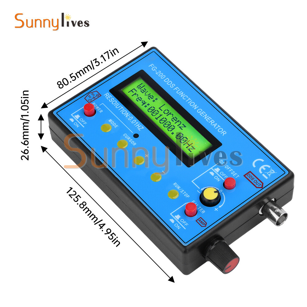 FG-200 0.01-500KHz DDS Function Signal Generator Frequency Counter Signal Module