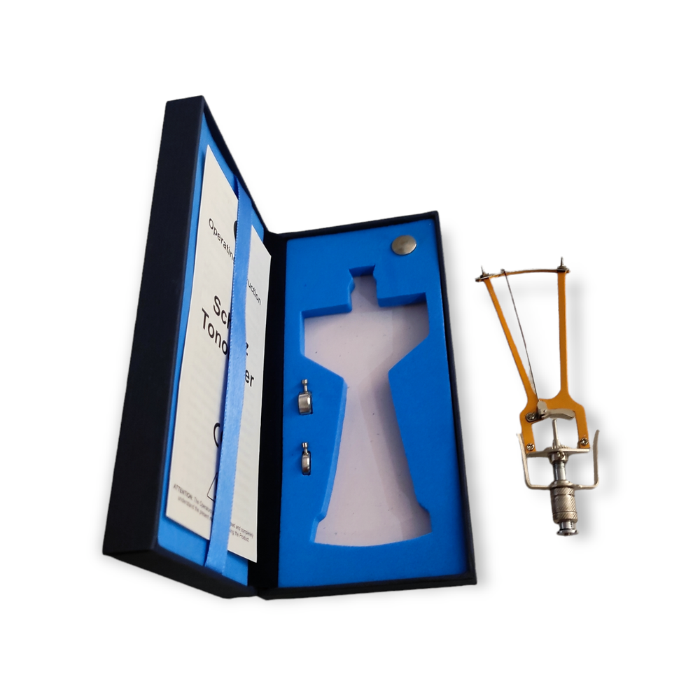 Schiotz Tonometer With Conversion Table And Blue Presentation Case