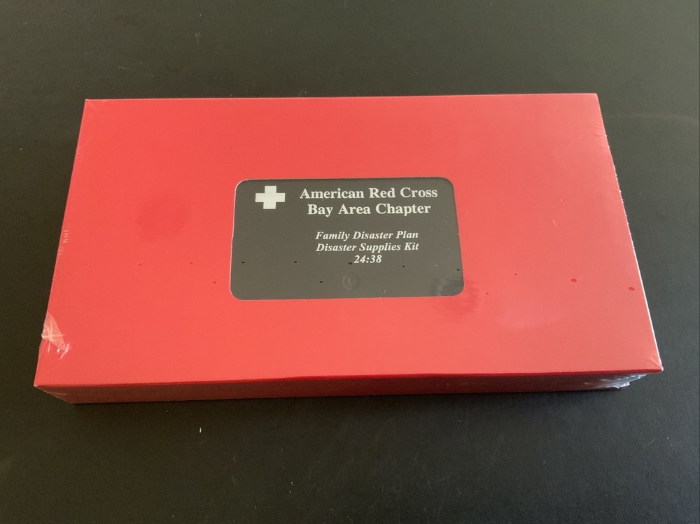 Red Cross Ready Pack Bay Area Chapter New In Open Box