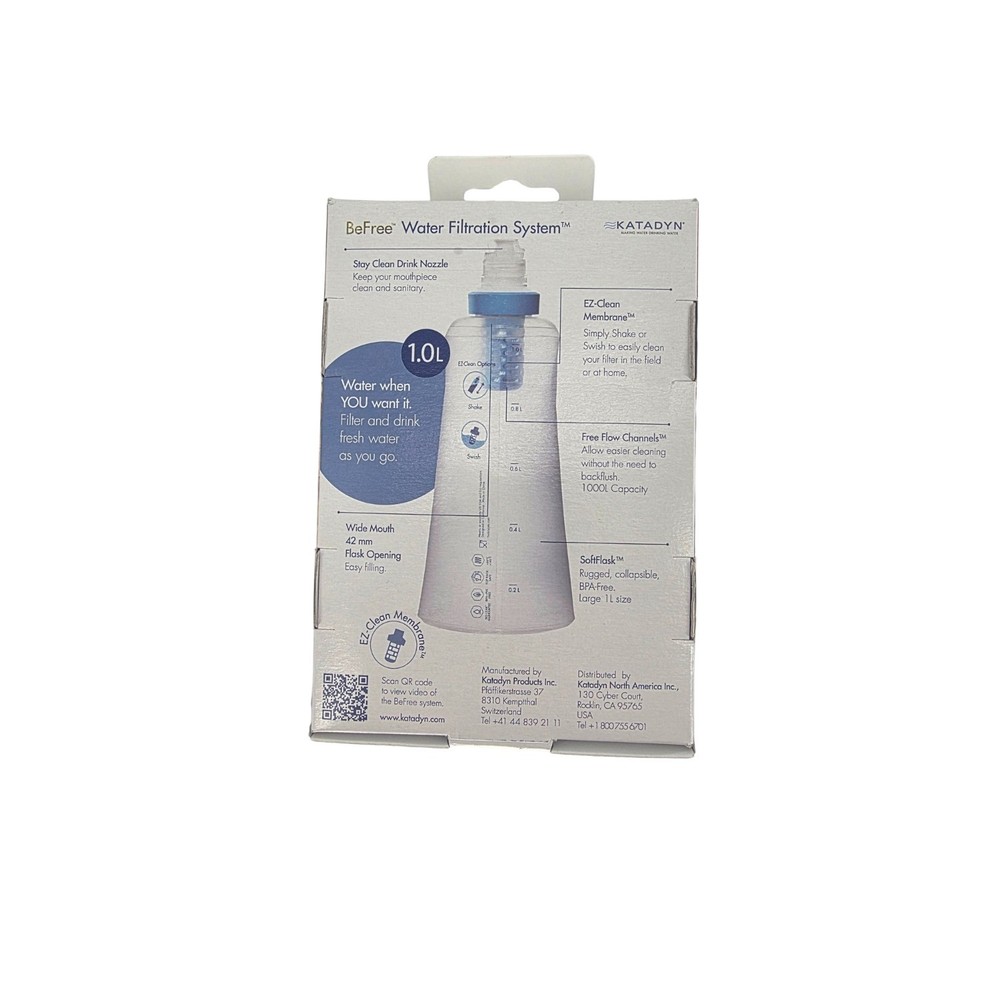 Katadyn BeFree Water Fitration System Bottle 1 L