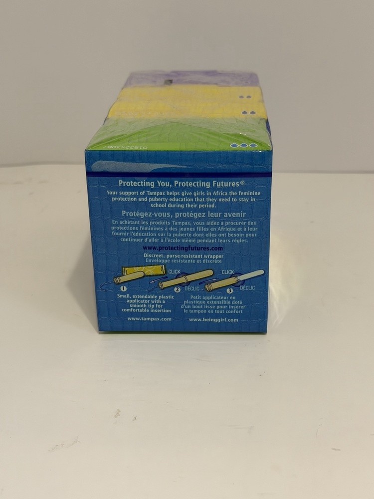 Tampax Pearl Compak Tampon Multi Triplepack Regular Super Lite 40 Count