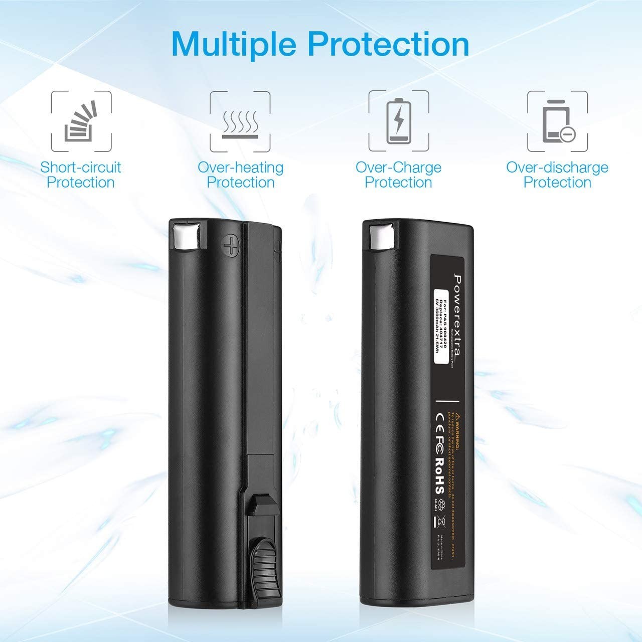 2PACK Battery for PASLODE 6V 404717 902000 900400 900420 900600 Nailer Ni-MH