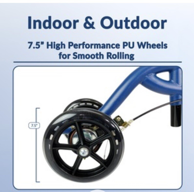 KneeRover® Steerable Seated Knee Scooter