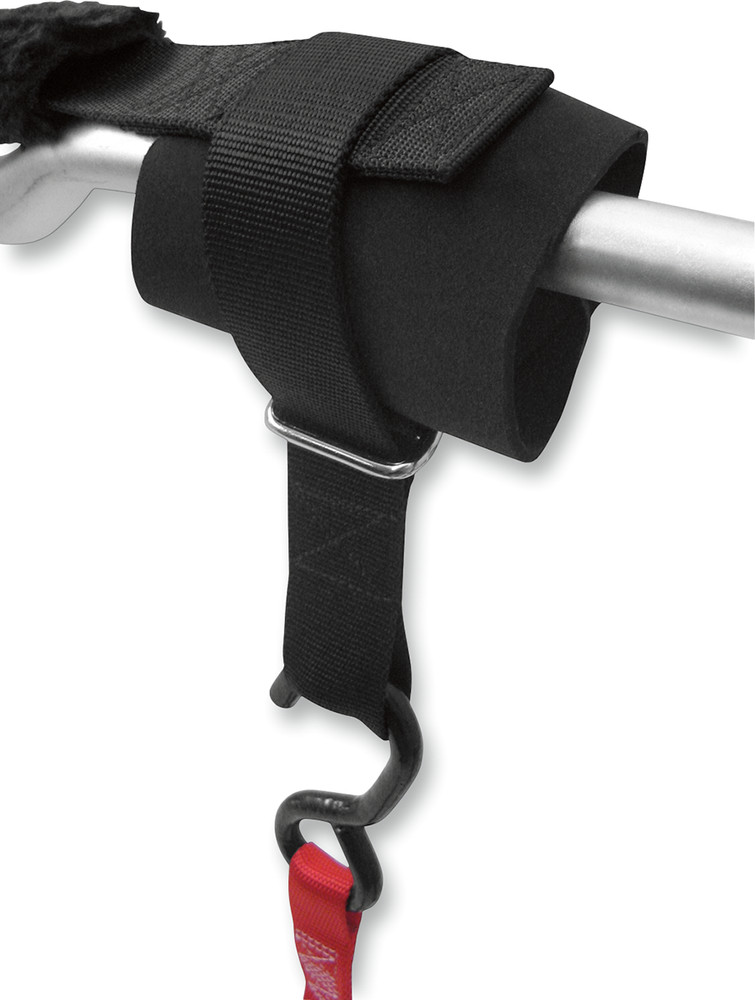 POWERTYE MFG. 43002 Soft Tie Handlebar Handcuffs Black Security Accessory