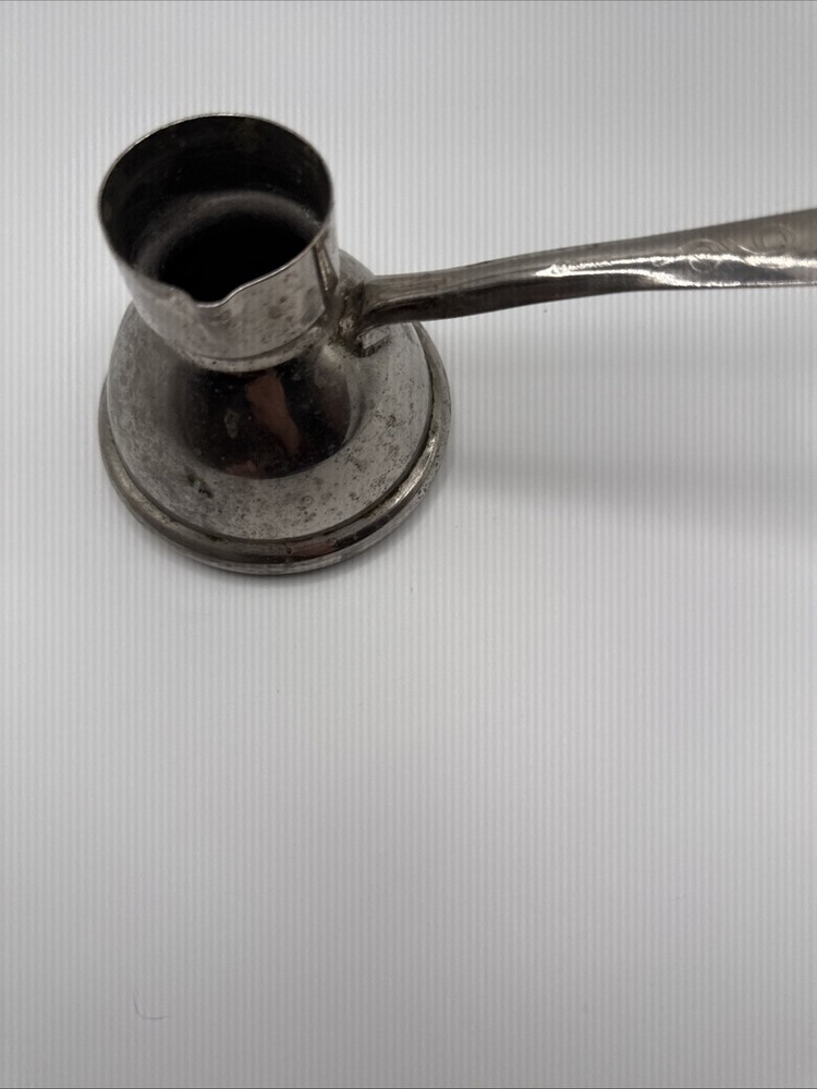 Vintage silver-plated brandy warmer or pipkin