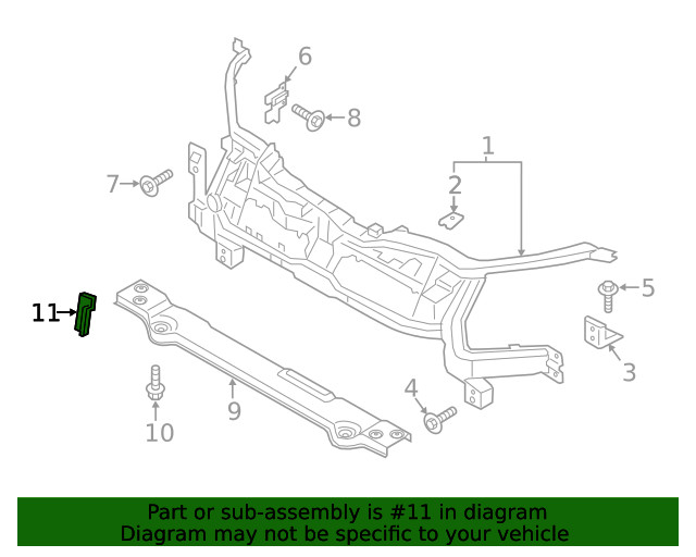 Genuine Ford Ambient Temp Sensor 6M5Z-15A022-A
