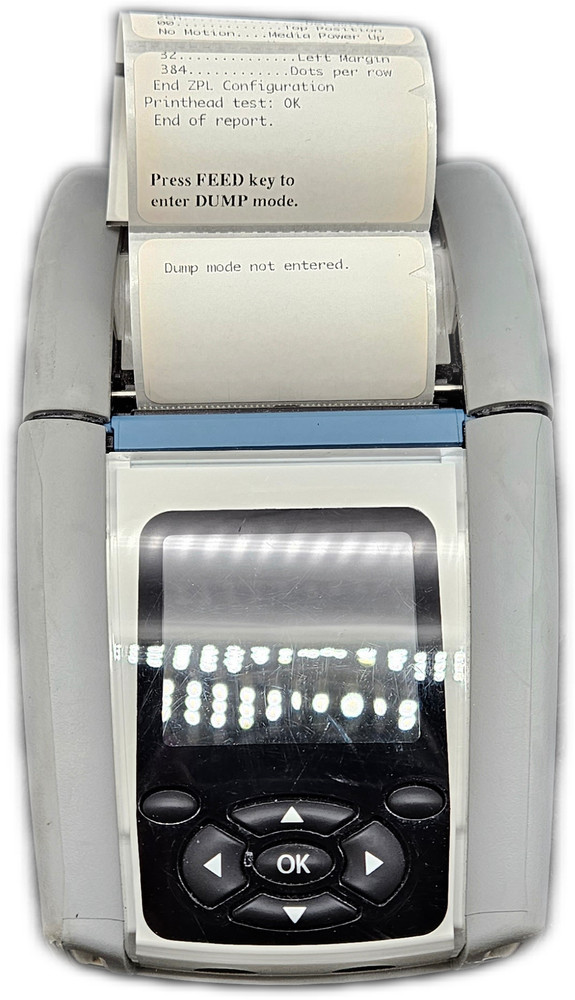 Zebra ZQ610 Mobile Thermal Label Printer Barcode w/ Power Supply