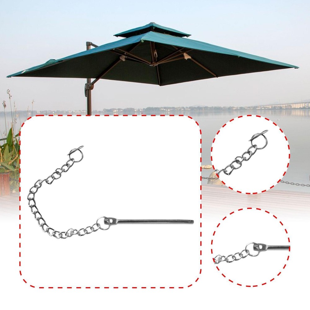 Patio Umbrella Pin Chain Strap Universal Umbrella Holder Reusable Multipurpose
