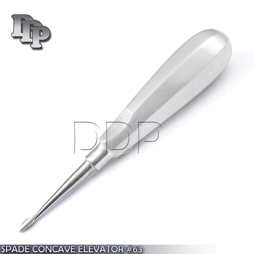 DENTAL TOOTH SURGERY SPECIAL PATTERN SPADE CONCAVE CURVED ROOT TIP ELEVATOR #63