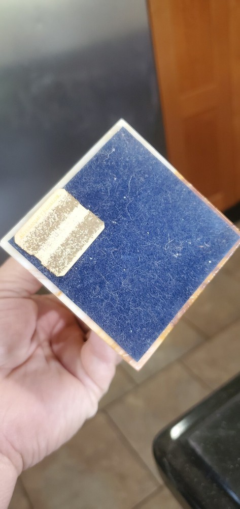 Pair Vintage Marble Stone Candlestick Holders Marble