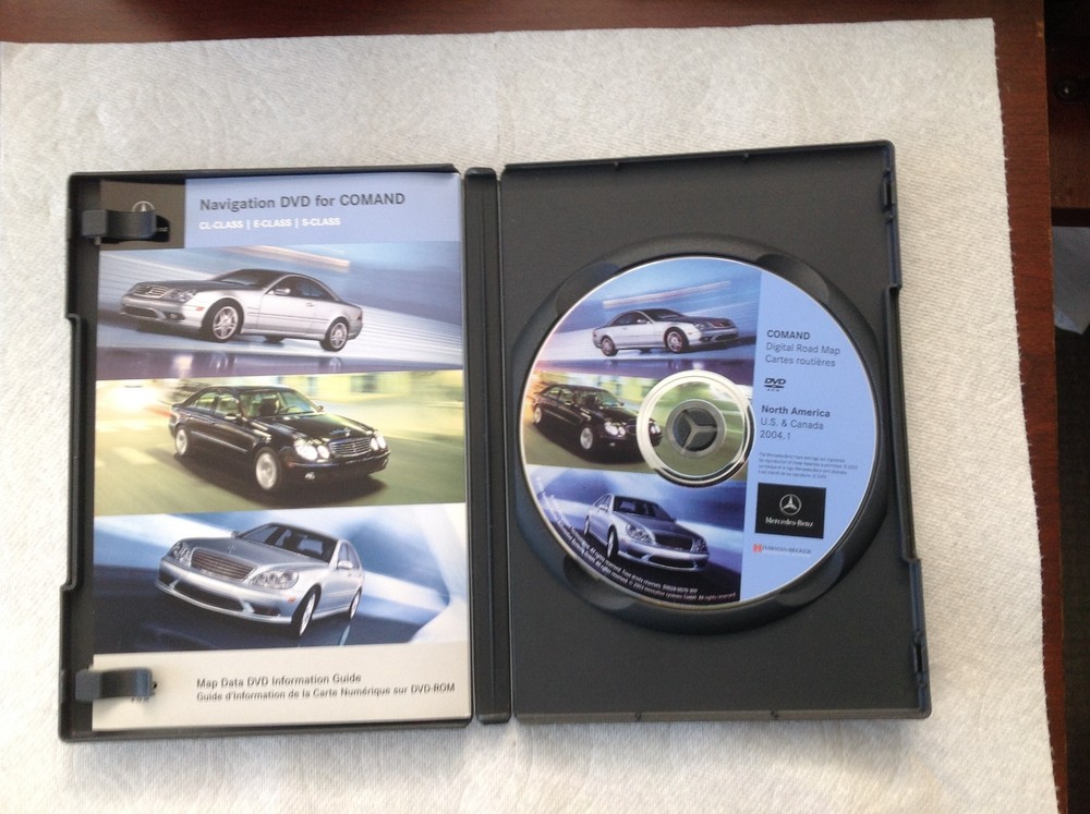 2004 Mercedes-Benz  CL,E,S Class COMMAND Digital Road Map (DVD ROM)