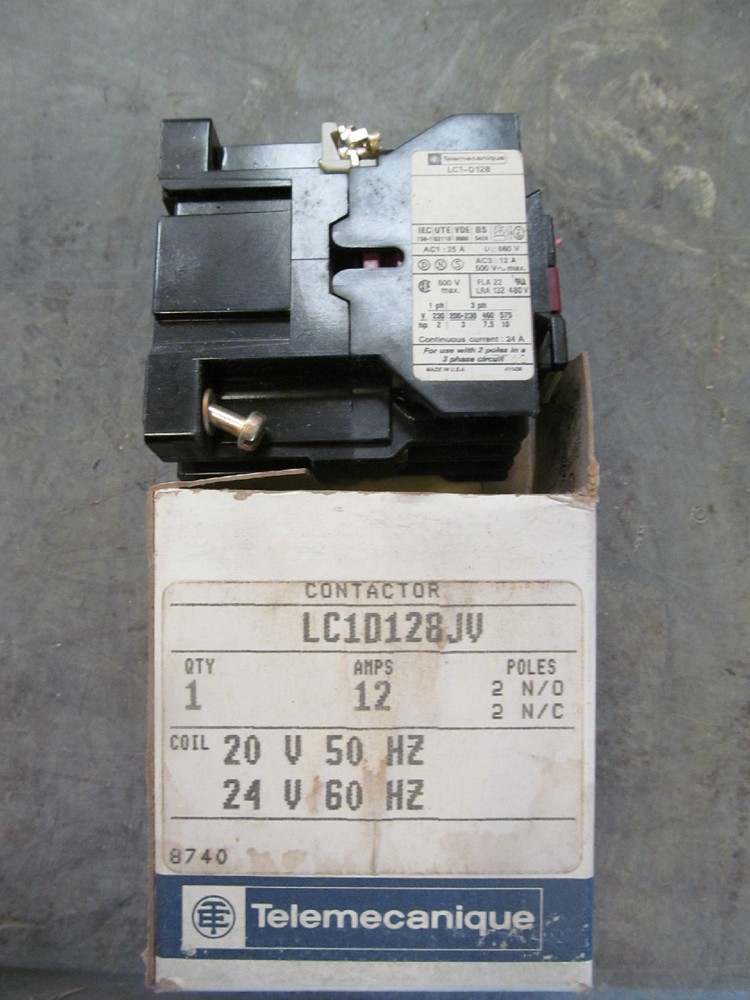 Telemecanique Contactor LC1D128JV