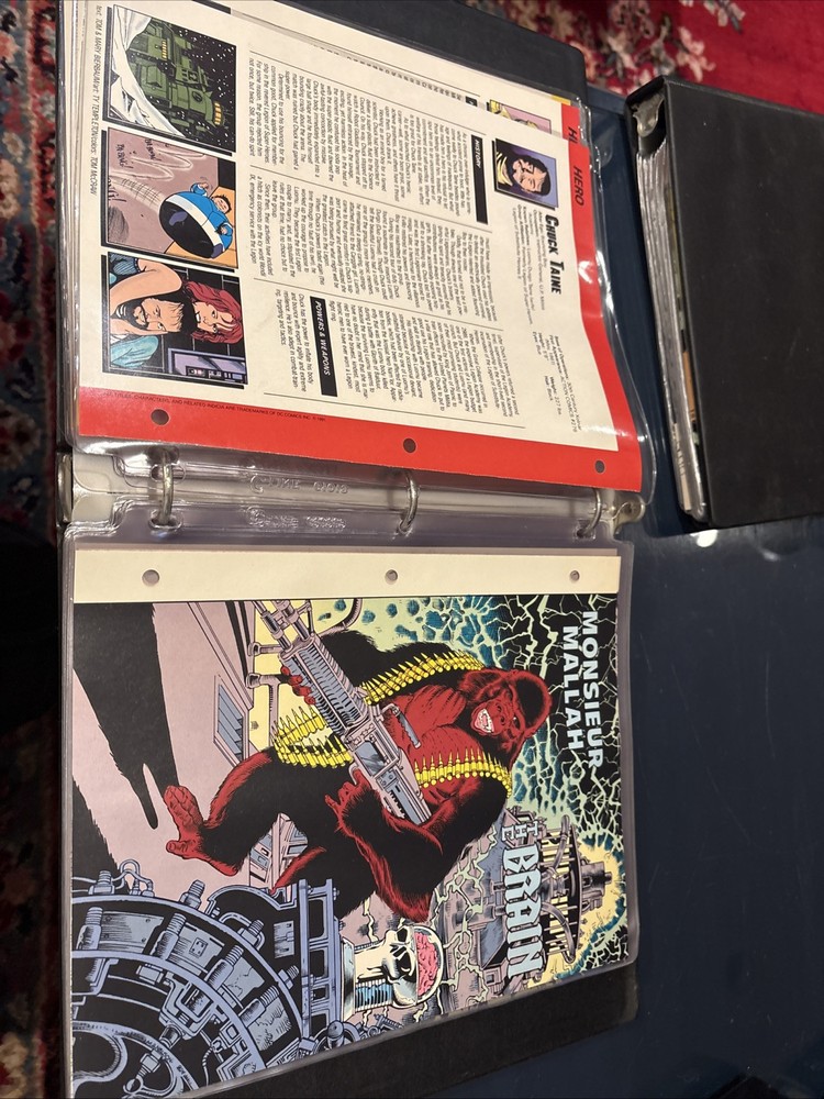 Comic Book Bio Binder
