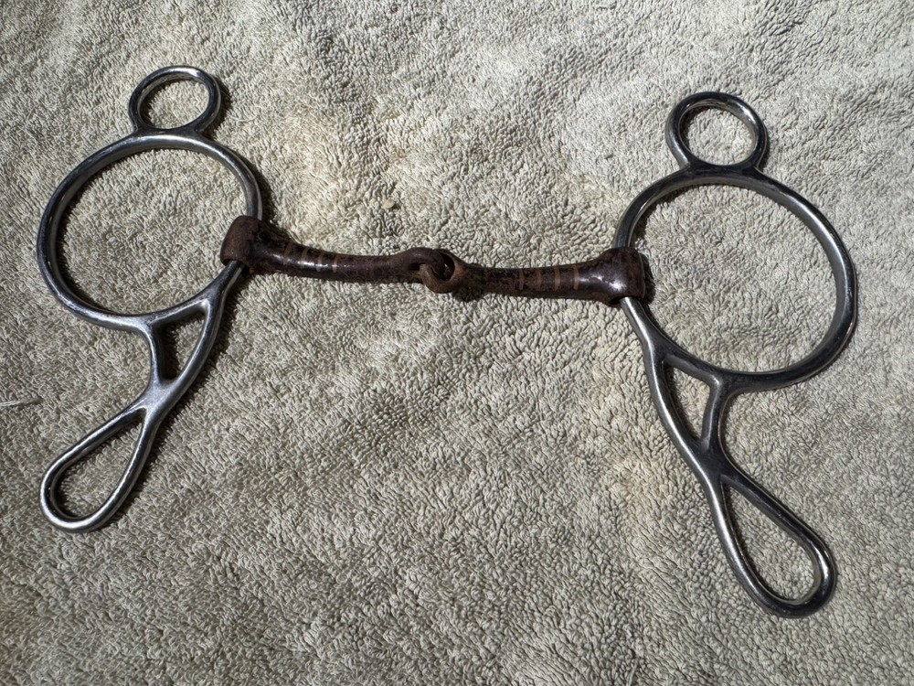 Sliding Gag Copper Inlay Snaffle - 5-1/4”