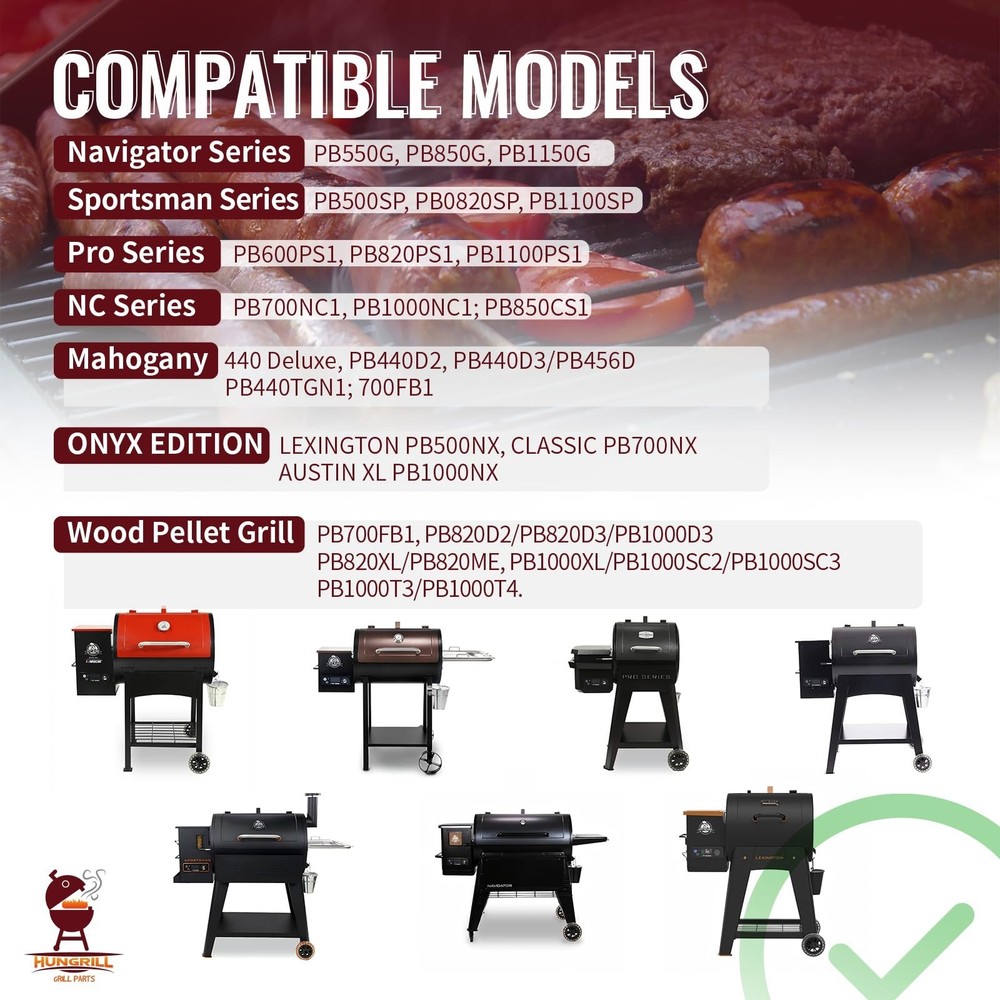 Rectangular PID Control Panel (NO WiFi) Replacement for Pit Boss Pellet Grill...
