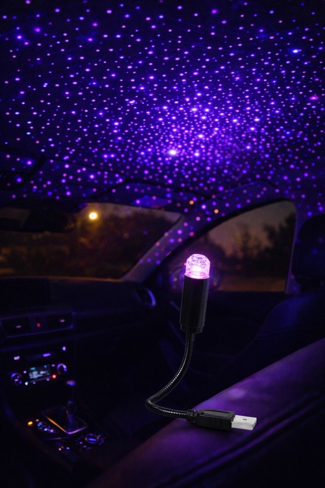 Premier Lumen8 Stars USB Powered Star Light Projector, 6 Different Patterns