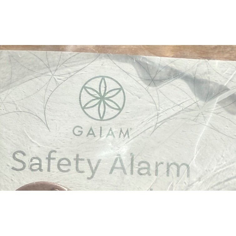 GAIAM Safety Alarm Personal Security Device with LED Light Keychain