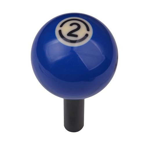 Pool Ball Rod Shift Knobs Gear Shift Knobs Billiard Ball Rod Stick Blue 2X