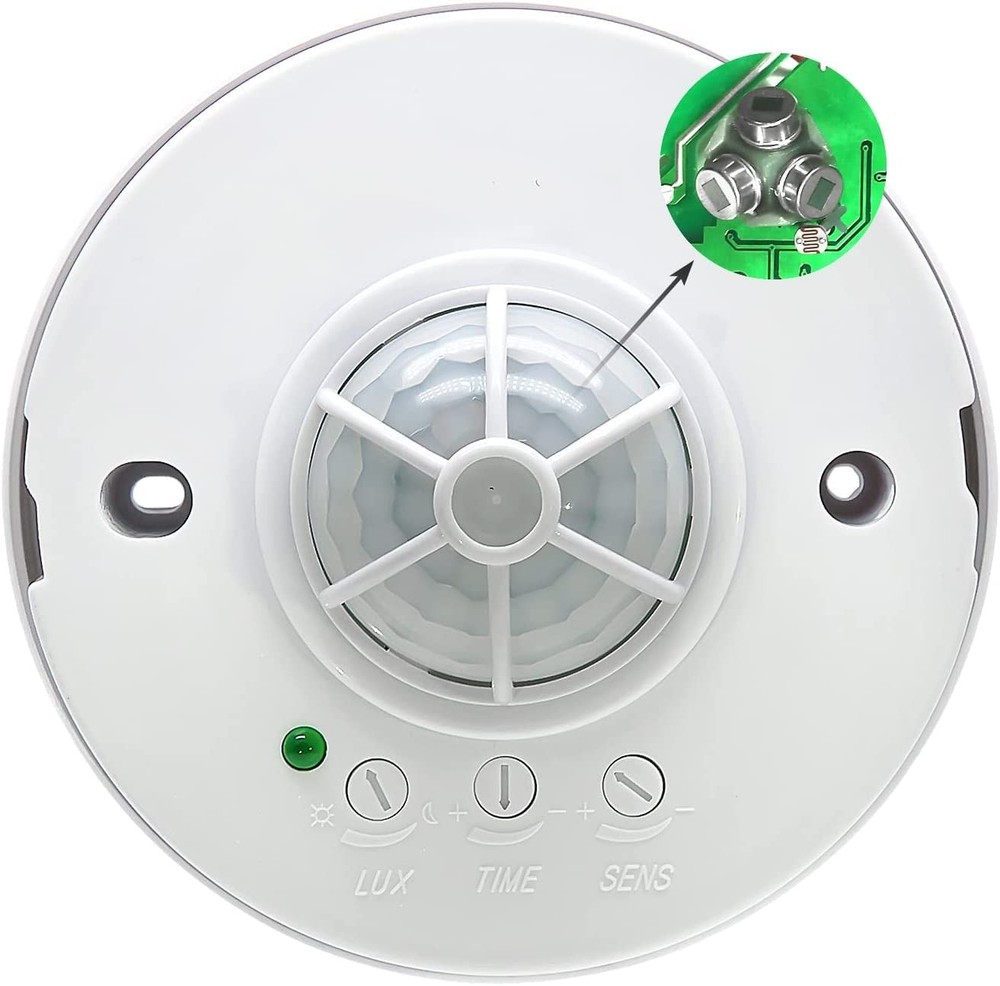 Sensky 360 Degree Ceiling Occupancy Sensor PIR Motion Sensor Switch with 3 detec