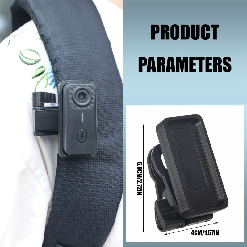 Quick Attach Backpack Clip For Suction Bracket Base Action Camera
