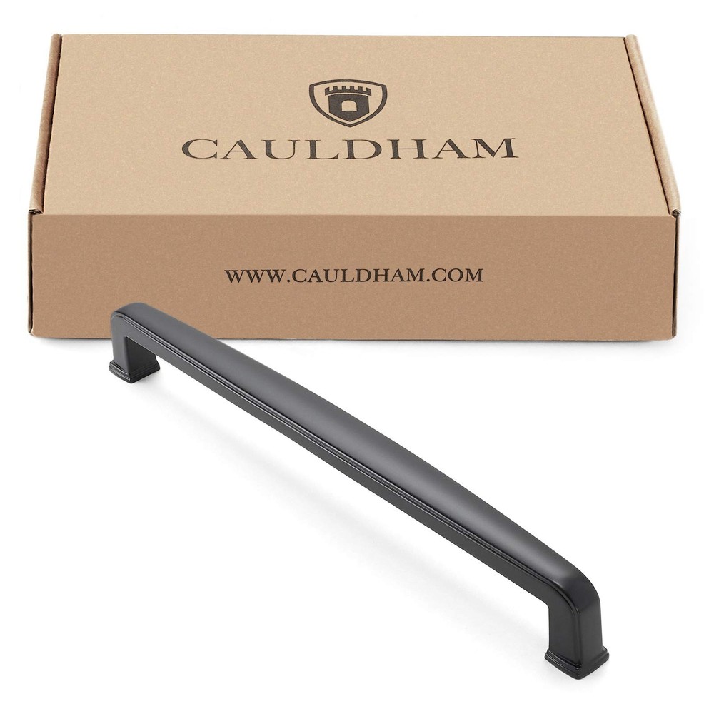 10 PCS 71/2 Inch T765 Matte Black Solid Cabinet Pull Drawer Door Handle