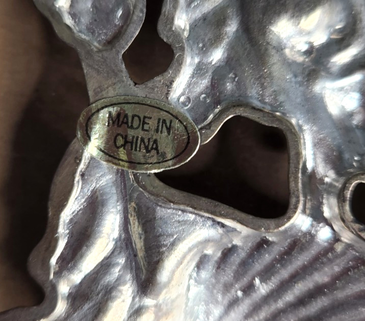 Estate Collection Home Accents Silver Plated Shell Trivet