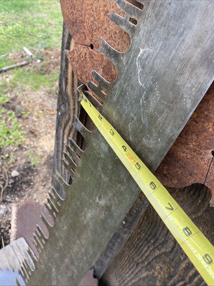 Clean 2 Man 64”Perforated Lance Tooth Crosscut Saw Logging Tool