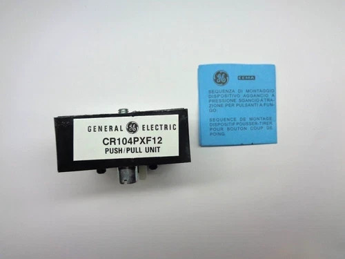 General Electric CR104PXF12 Push/Pull-Button Modification Module, New