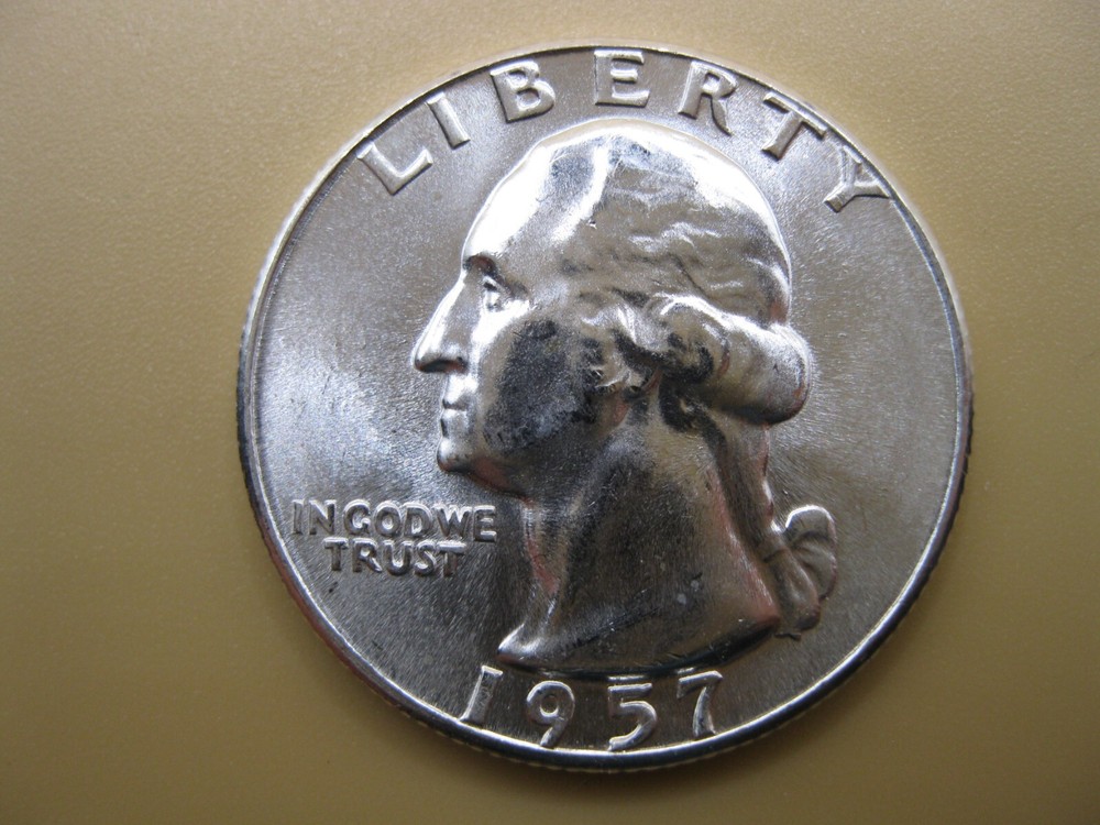 1957 Washington Quarter Dollar Gem+ BU!