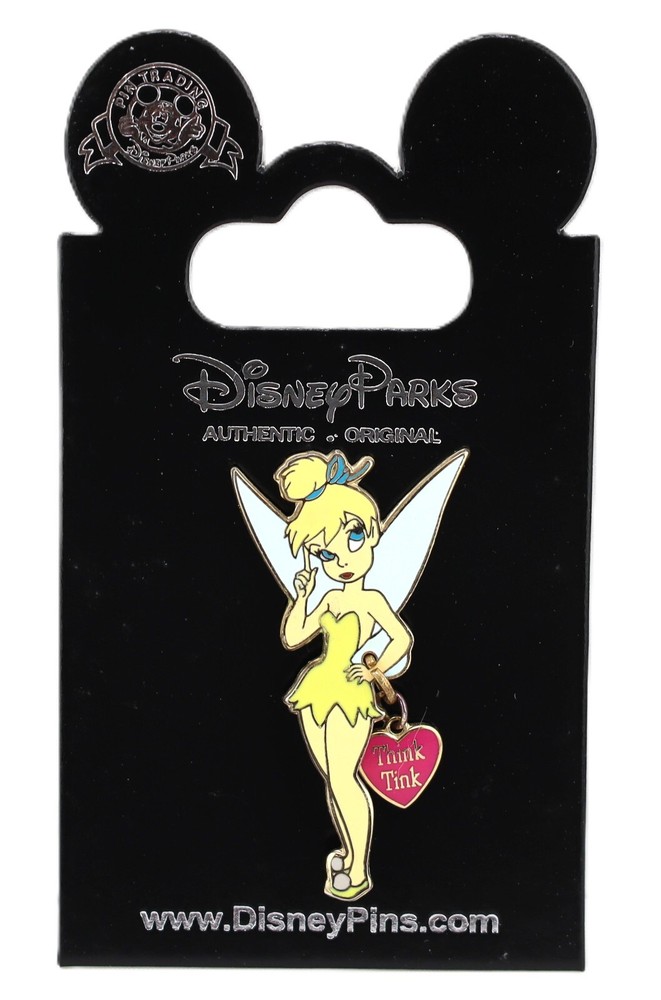 Disney Tinker Bell Think Tink 2003 Open Edition Pin w/Dangle