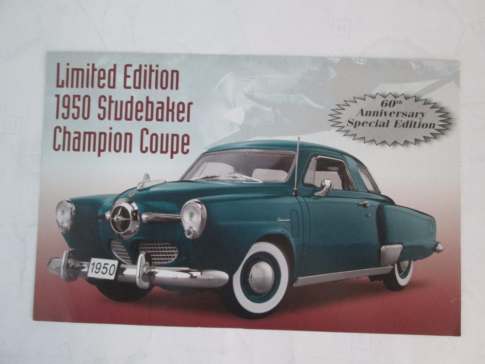 Danbury Mint Brochure 1950 Studebaker Champion Coupe LE