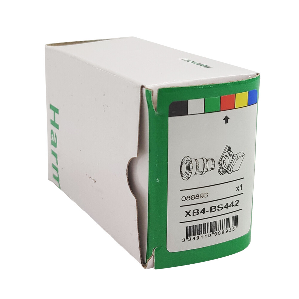 XB4-BS442 Push button complete pushbutton 22 mm spring return XB4BS442 NEW