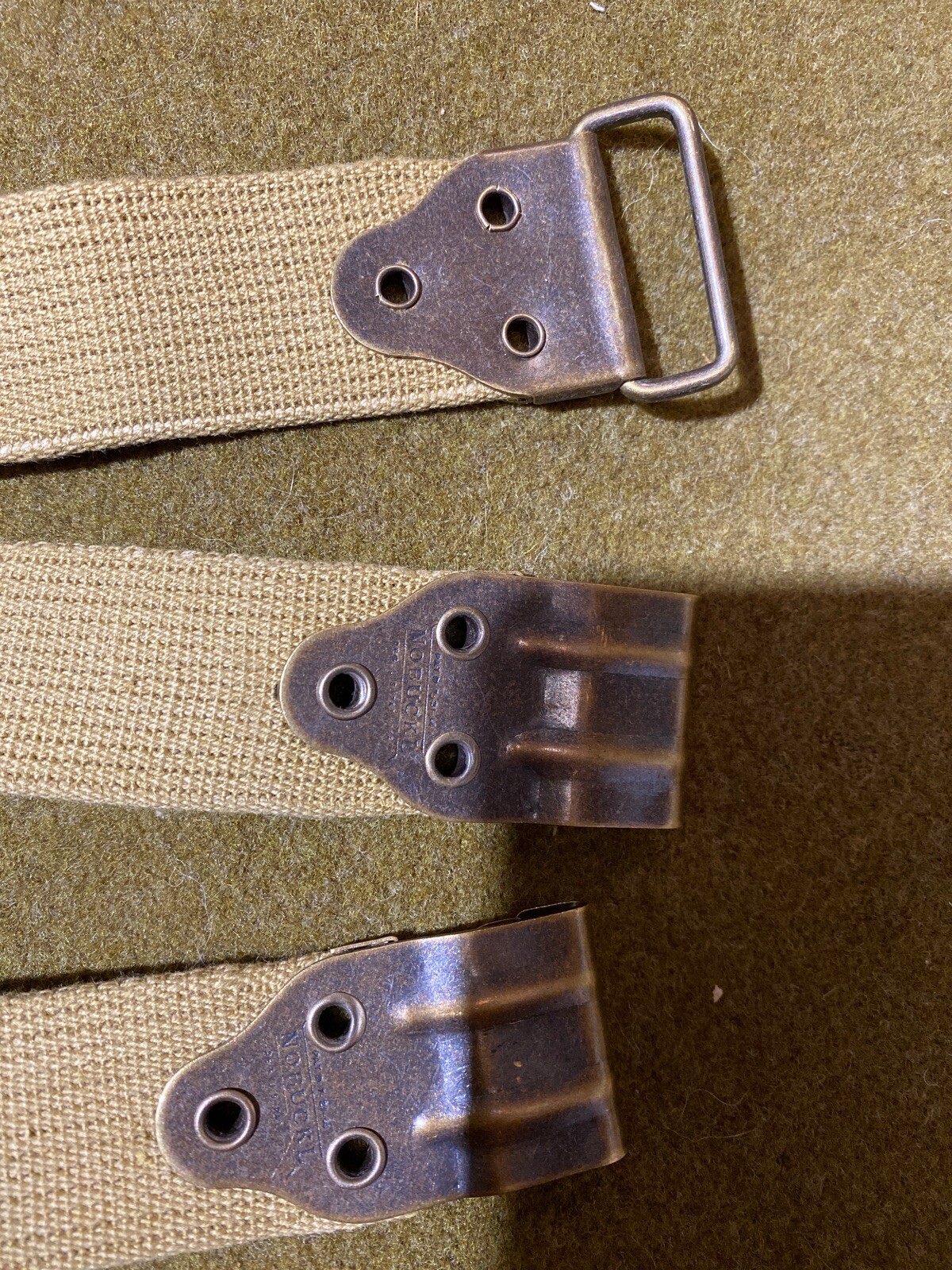 Long WWI Kerr N0-Buckl Sling for M1917 Enfield or Thompson SMG