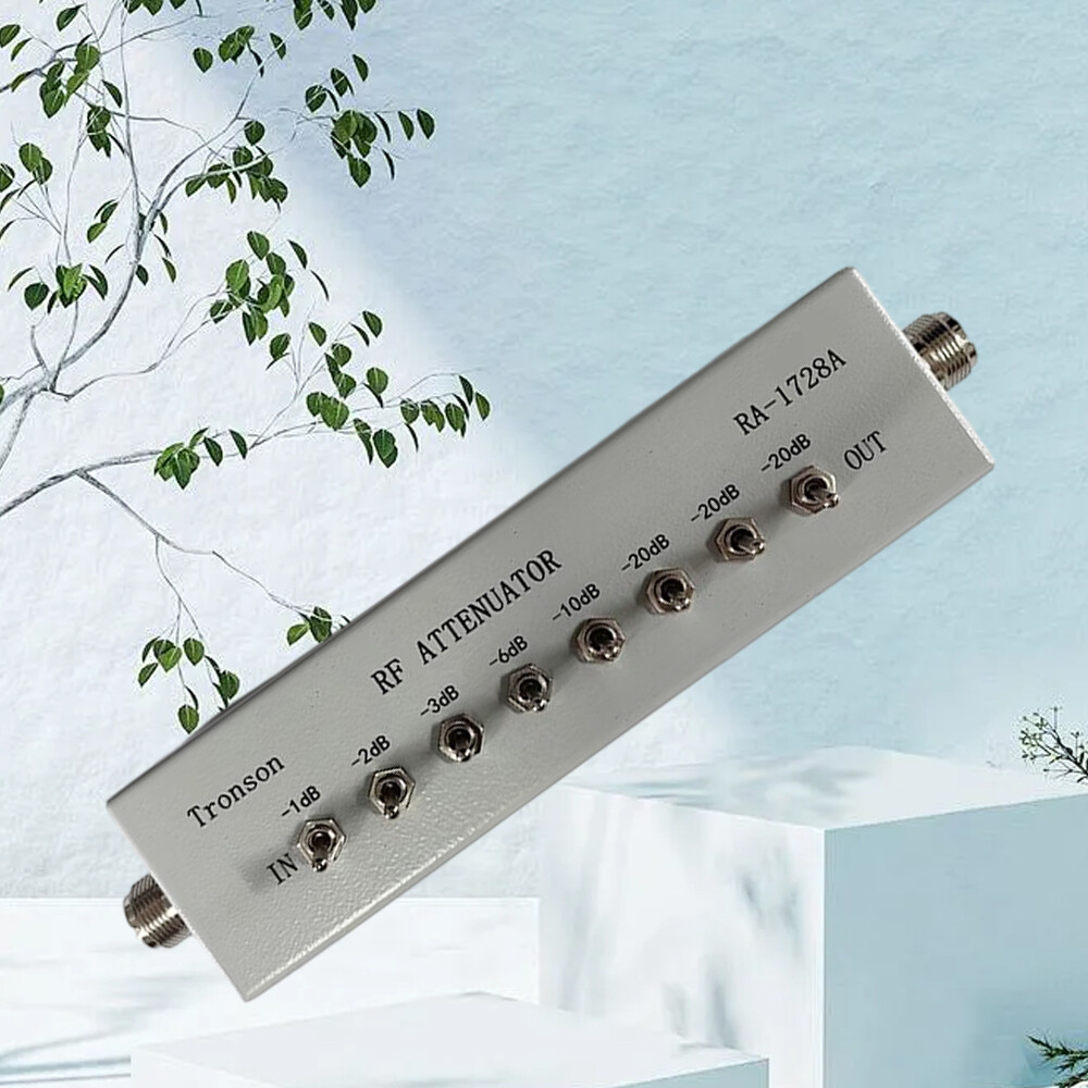 Variable/Step Attenuators 82DB 50Ω RF ATTENUATOR for Ham Radio Transmitter