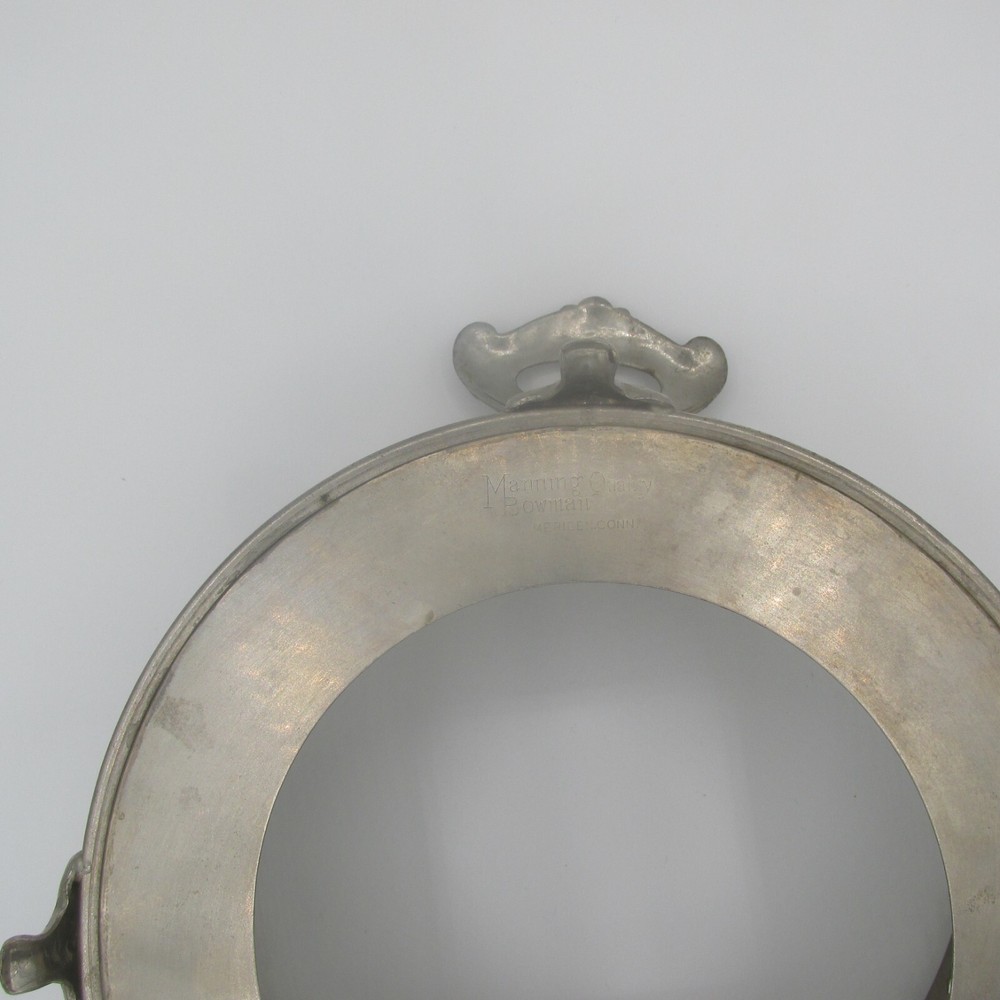 Manning Qualry Bowman Meriden CT Silverplate Casserole Holder 7.5" Dia Footed