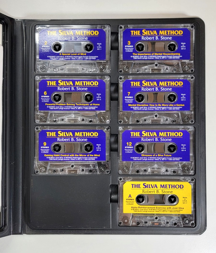 The Silva Method ~ Robert B. Stone ~ RARE original cassettes ~ VGC