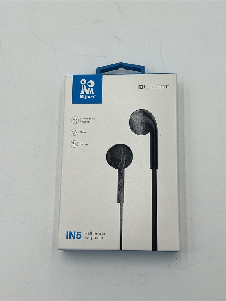 Langsdom Half In-Ear Earphone Model IN5