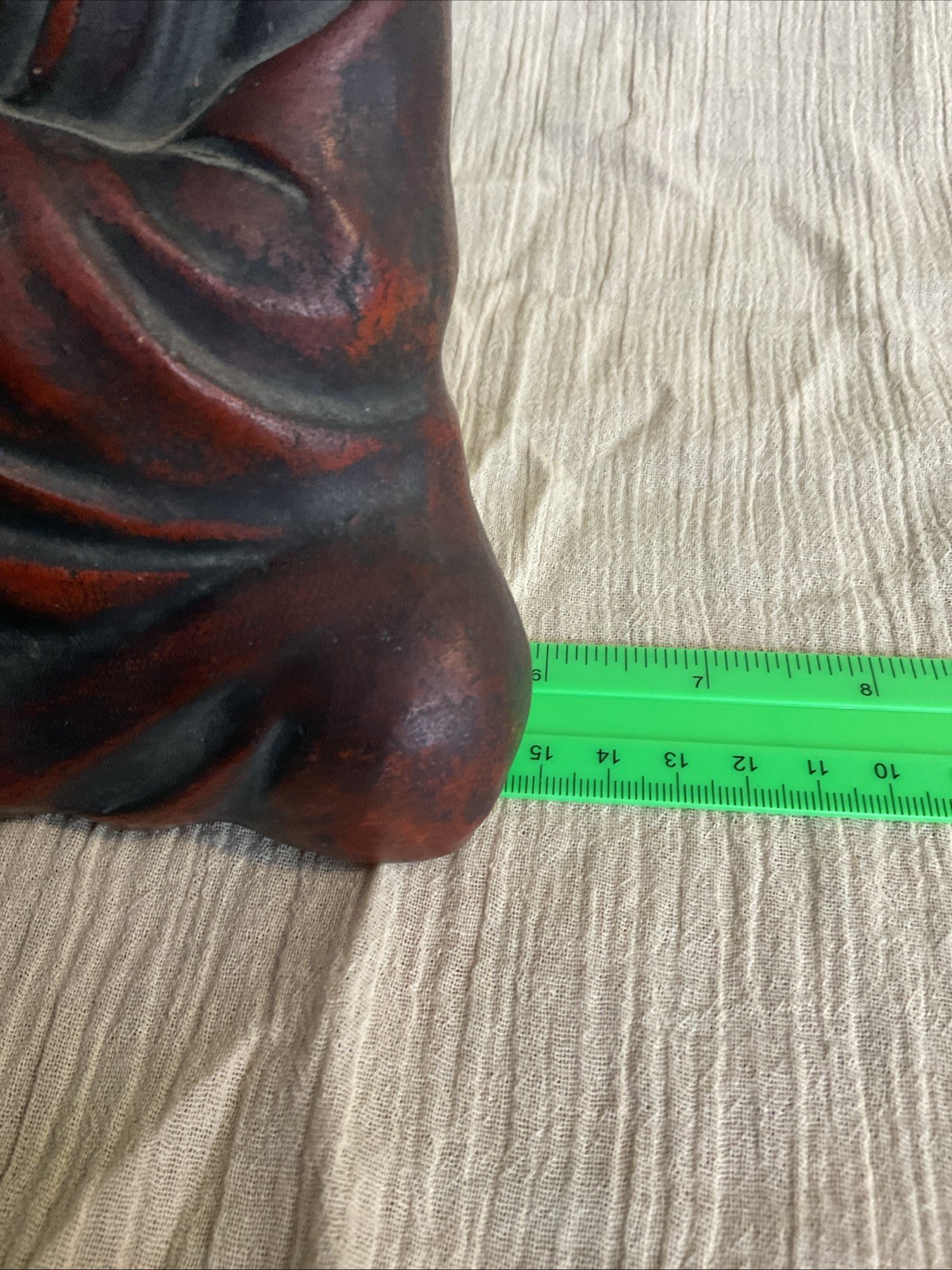 Vintage Japanese Figurine Daruma Daishi Buddhism Statue