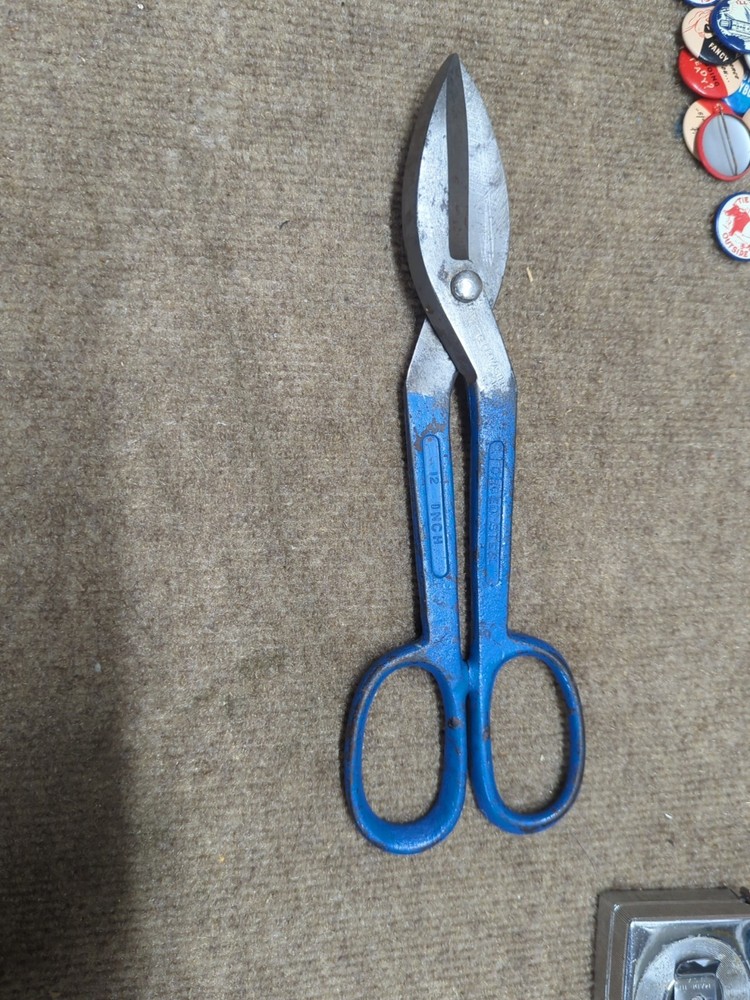 Vintage GlobeMaster Tin Snips 12"