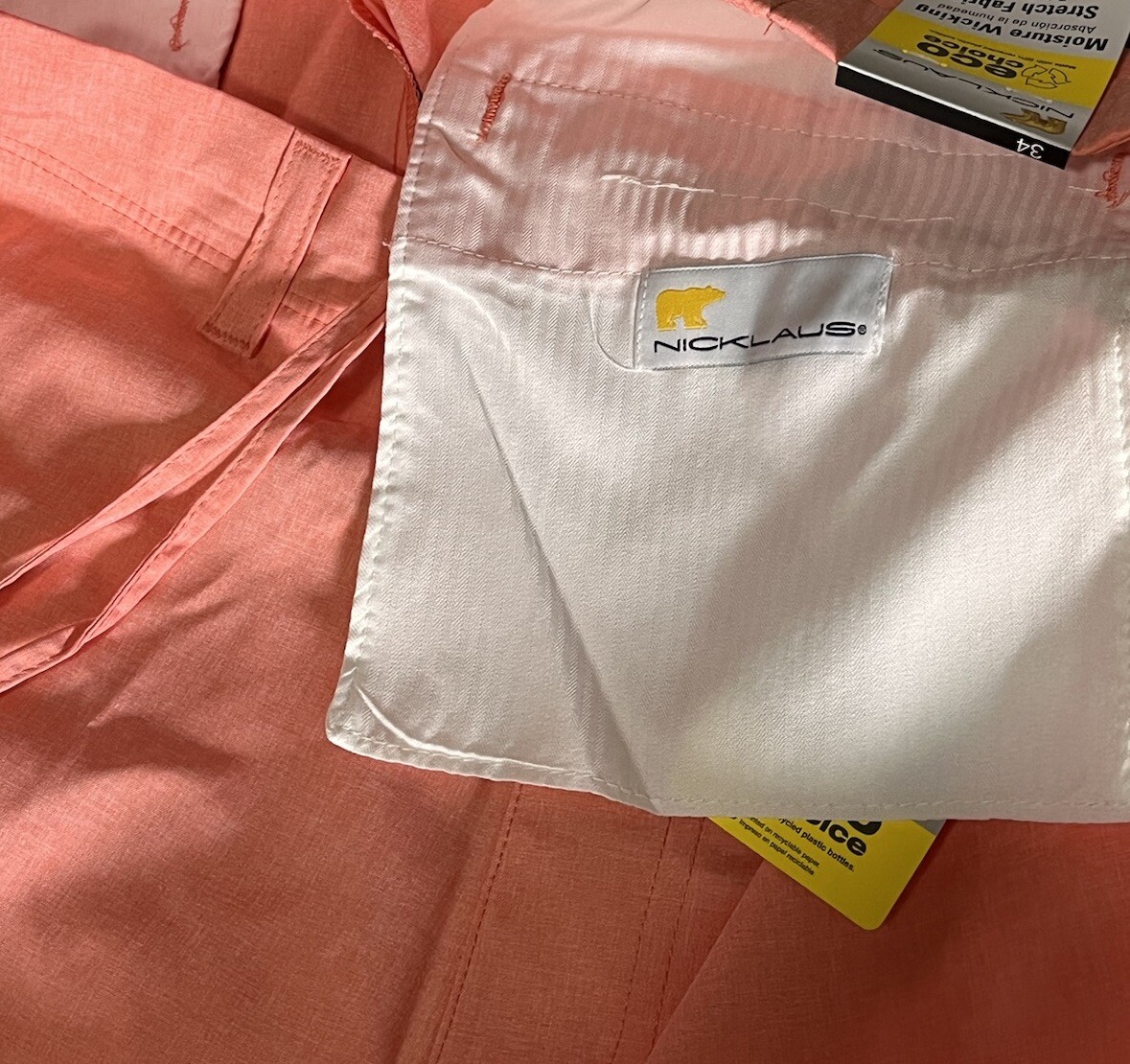 NWT Mens Dress Shorts By Nicklaus Multiple Sizes!!