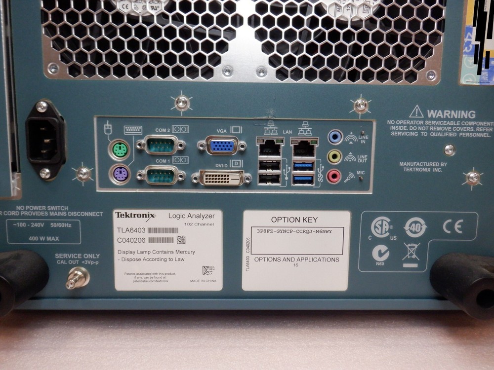 TEKTRONIX TLA6403 102 CHANNEL LOGIC ANALYZER